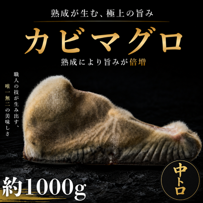 カビマグロ　中トロ1000g
