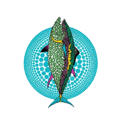 papachel ロゴ(魚)
